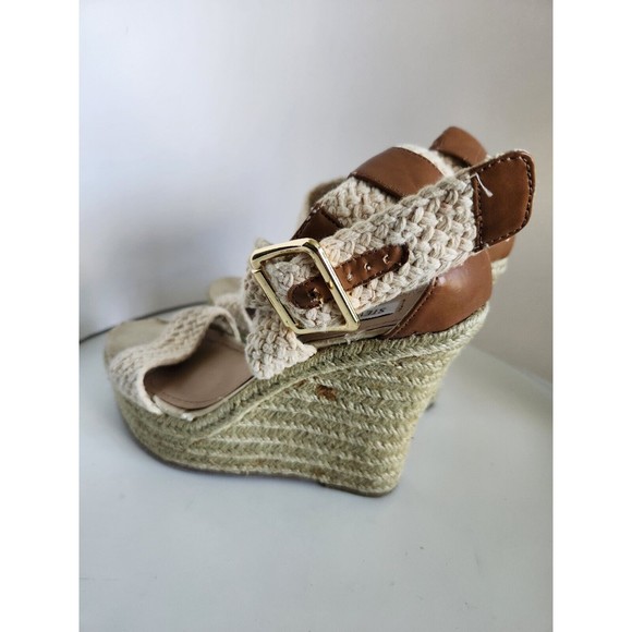 STEVE MADDEN Espadrille Wedge Sandal Womens Size 6 - Picture 5 of 10